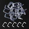 Acrylic L-Shaped Nose Ring AJEW-YW0001-06K-2
