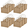 Reusable Jute Tote Bags AJEW-WH0816-490-1