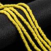 Handmade Polymer Clay Beads Strands CLAY-R089-4mm-073-6