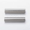 Tarnish Resistant 304 Stainless Steel Tube Beads STAS-P128-09-2