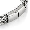 Ion Plating(IP) 304 Stainless Steel Cross Link Chains Bracelets for Men & Women BJEW-D031-25GP-3