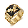304 Stainless Steel and Enamel Finger Rings for Men FS-WG4515C-04-2