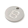 Non-Tarnish 304 Stainless Steel Pendants FIND-M017-02P-B-2