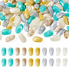 100Pcs 5 Colors Opaque Acrylic Beads OACR-TA0004-98-2