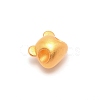 Frosted Alloy Beads PALLOY-WH0094-10-2