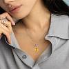 1Pc 925 Sterling Silver Micro Pave Clear Cubic Zirconia Pendant Cabochon Settings STER-BC0003-58-5