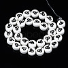 Handmade Porcelain Ceramic Beads Strands PORC-S502-032H-2