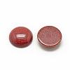 Synthetic Goldstone Cabochons G-R416-8mm-47-2