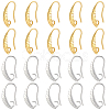 10 Pairs Brass Earring Hooks KK-BBC0027-77C-1