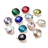 Faceted Glass Pendants STAS-P339-03G-1