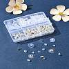 6 Styles Brass Bullet Clutch Bullet Clutch Earring Backs with Pad FIND-FS0003-08P-9
