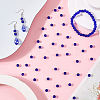 250Pcs Glass Round Beads GLAA-SP0001-49B-3