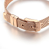 304 Stainless Steel Watch Bands X-WACH-P015-02RG-2