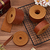 2M Flat AB Grade Cowhide Leather Cord AJEW-WH0479-73E-03-4
