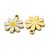304 Stainless Steel Enamel Charms STAS-L022-016G-2