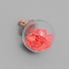 Transparent Glass Globe Pendants GLAA-WH0026-01H-1