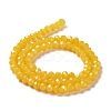 Baking Paint Imitation Jade Glass Bead Strands DGLA-A034-J10mm-A30-4