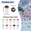 300Pcs 10 Colors Opaque Glass Beads GLAA-ME0001-13-2