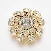 Golden Plated Brass Shank Buttons RB-S066-09G-08-1