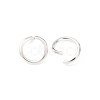 Brass Open Jump Rings KK-G604-08S-26-2