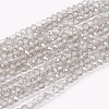 Transparent Glass Beads Strands X-GLAA-F076-B04-1