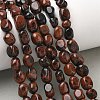Natural Mahogany Obsidian Beads Strands G-C286-A05-1