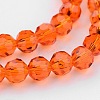 Transparent Glass Bead Strands GLAA-G013-10mm-70-3