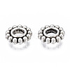 Tibetan Style Alloy Daisy Spacer Beads TIBEB-N005-077B-01-2