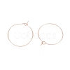 Ion Plating(IP) 316L Surgical Stainless Steel Hoop Earring Findings STAS-D164-03RG-2