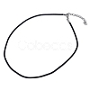 Waxed Cotton Cord Necklace Making MAK-S032-2mm-101-2