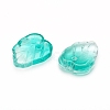 Two-Tone Transparent Glass Charms GLAA-H016-15-4