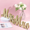 3Pcs 3 Styles Wooden Word Display Decorations AJEW-WH0270-177-4