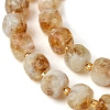 Natural Citrine Beads Strands G-Q010-A24-01-4