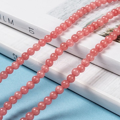 Natural Malaysia Jade Bead Strands X-G-M101-4mm-04-1