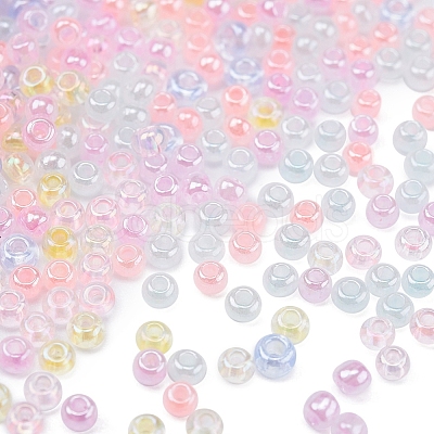7000Pcs 7 Style Opaque Colours Glass Seed Beads SEED-YW0001-75-1