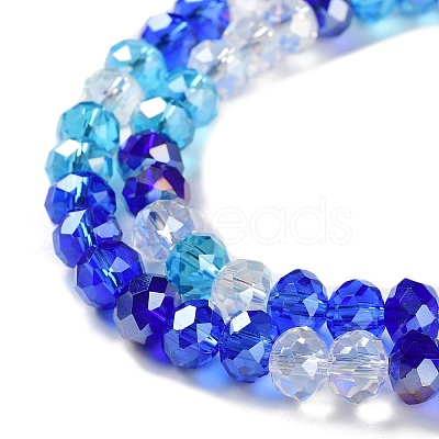 Glass Beads Strands EGLA-A034-M8mm-25-1