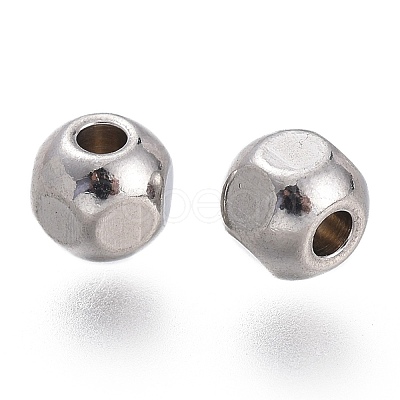Tarnish Resistant 304 Stainless Steel Beads STAS-O130-01C-1
