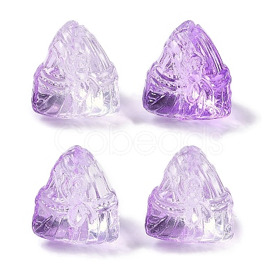 Baking Paint Glass Beads GLAA-S202-15D-1