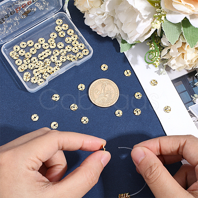 90Pcs Brass Beads KK-BBC0025-87B-1