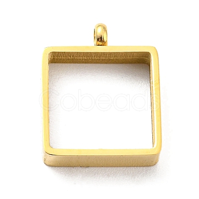 304 Stainless Steel Pendants STAS-B044-21G-1