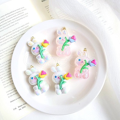 Acrylic Pendants OACR-L016-20-1