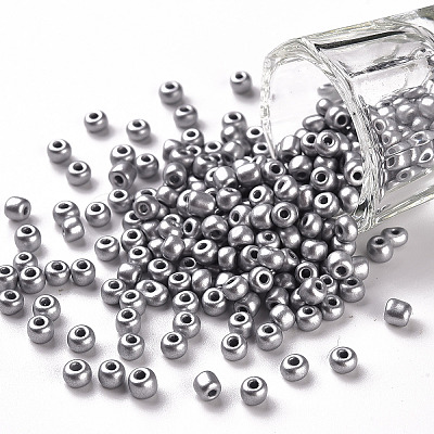 Baking Paint Glass Seed Beads SEED-S003-K29-1