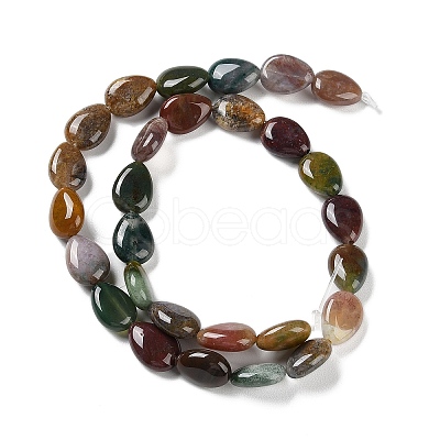 Natural Indian Agate Beads Strands G-K357-A18-01-1