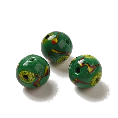 Handmade Lampwork Beads Strands LAMP-G162-08A-02-1