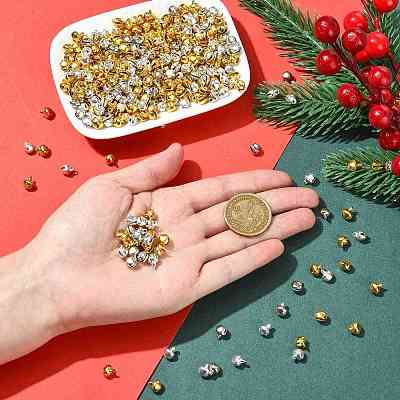 400Pcs Iron Bell Charms IFIN-FS0001-66-1