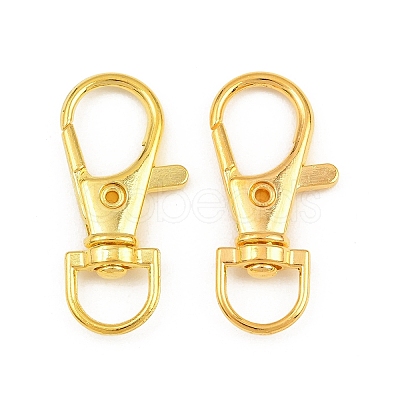 Zinc Alloy Swivel Clasps AL-CBAC079-19G-1