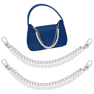 ABS Plastic Imitation Pearl Mobile Straps AJEW-WH0270-628P-1