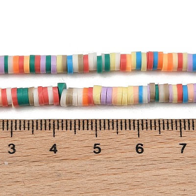 Handmade Polymer Clay Beads Strands PY-CBA18ED-02E-1