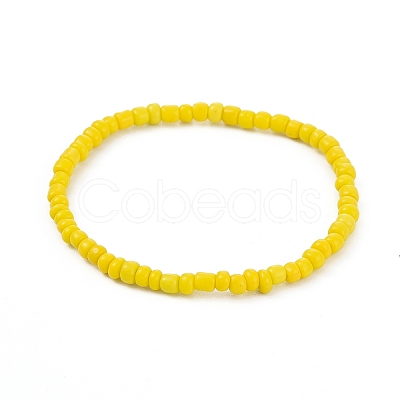 Glass Seed Beads Stretch Bracelets BJEW-JB06291-01-1