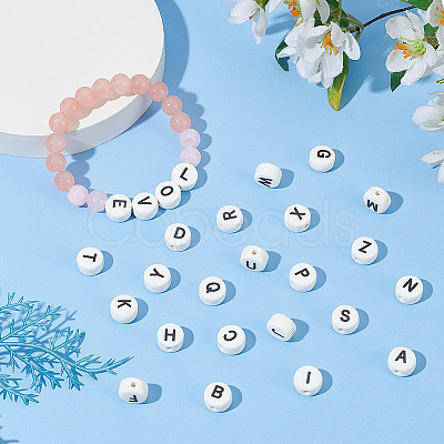 52Pcs 26 Styles Handmade Porcelain Beads PORC-AR0001-17-1